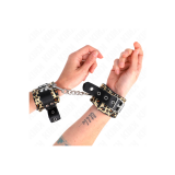 KINK - LEOPARD HANDGELENKFESSEL AUS ECHTLEDER, VERSTELLBAR 18-29 CM X…