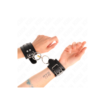 KINK - FERMAPOLSO CON BLOCCAGGIO O-RING NERO REGOLABILE 20-28 CM X 5,…