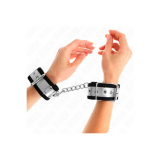 KINK - APPUI-POIGNETS FINS NOIR / ARGENT 30 X 4 CM - KINK WRIST RESTR…