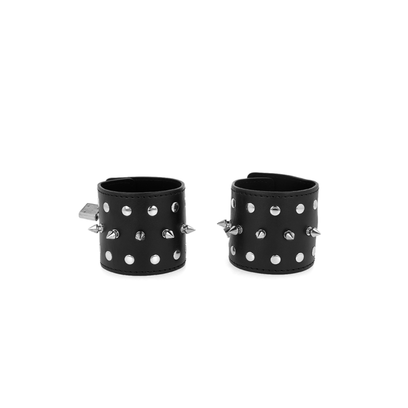 KINK - PUNK WRIST RESTRAINTS WITH SPIKES 25 X 6 CM - KINK WRIST RESTR…