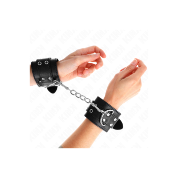 KINK - APPUI-POIGNETS DOUBLE BOUCLE NOIR AJUSTABLE 19-26 CM - KINK WR…