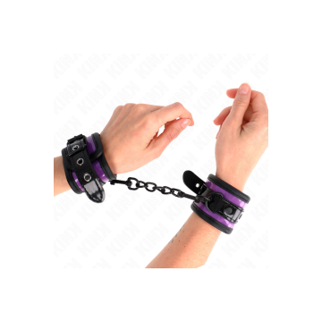 KINK - APPUI-POIGNETS EN NÉOPRÈNE VIOLET CLAIR AJUSTABLE 21-28 CM X 5…