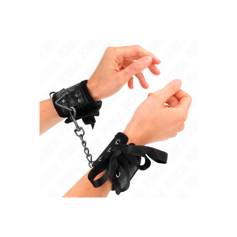 KINK - RESISTENZA DA POLSO SCANDALO DETTAGLI IN PIZZO NERO 24,5 CM X…
