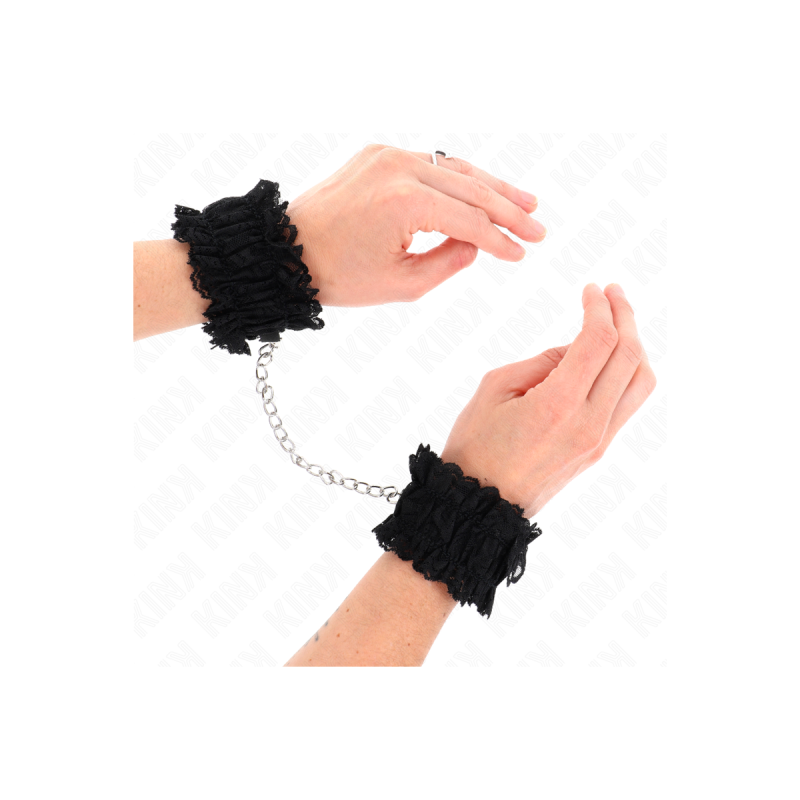 KINK - LACE ELASTIC WRIST RESTRAINTS NEGRO - KINK WRIST RESTRAINT - F…
