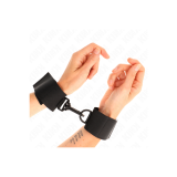 KINK - POGGIPOLSO IN NYLON NERO - KINK WRIST RESTRAINT - Sistemare le…