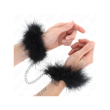KINK - MANCHETTES MINI PLUME - KINK WRIST RESTRAINT - épouses