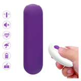 ARMONY - SPLASH JOIE BALA VIBRADORA SILICONA CONTROL REMOTO 10 VIBRACIONES 75 X 19 CM MORADO