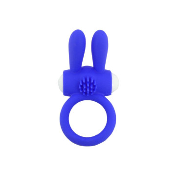 ARMONY - MR BUNNY ANNEAU VIBRATEUR SILICONE BLEU - ARMONY FOR HIM - C…