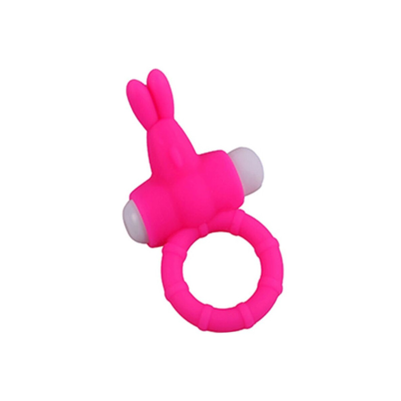 ARMONY - MS BUNNY ANNEAU VIBRATEUR SILICONE ROSE - ARMONY FOR HIM - C…