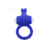 ARMONY - MS BUNNY ANELLO VIBRATORE IN SILICONE BLU - ARMONY FOR HIM -…
