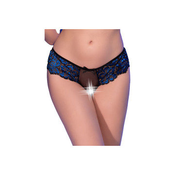 CHILIROSE - CR 4712 SLIP SENZA CAVALLO NERO/BLU L - CHILIROSE PANTIES…