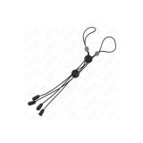 KINK - SCHWARZE DETAIL-NIPPELKLAMMERN MIT SCHWARZEM GUMMIBAND - KINK…
