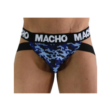 MACHO - MX28MA JOCK BLU MILITARE M - MACHO UNDERWEAR - /product_model…