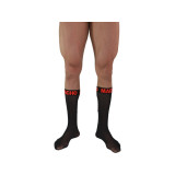 MACHO - DÜNNE SOCKEN EINHEITSGRÖSSE SCHWARZ/ROT - MACHO UNDERWEAR