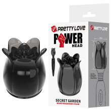 PRETTY LOVE - SECRET GARDEN CABEZAL MASAJEADOR NEGRO