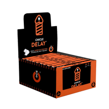 WUG DELAY – DISPLAY 12 X 8 UDS | Chicle funcional con Zinc, Selenio y Vitamina B6 para mayor control y resistencia en los mome